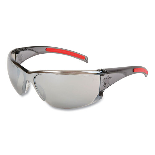 MCR Safety Checklite Scratch-Resistant Safety Glasses, Gray Lens