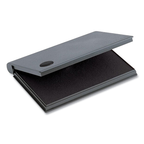 CSC090407 - Cosco - 2000 PLUS One-Color Felt Stamp Pad, #2, 6.25&quot; x 3.5&quot;, Black