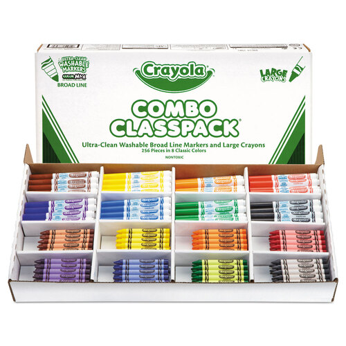 Crayola® Colors of the World Washable Markers Classpack - Crayola 588228 PK  - Betty Mills