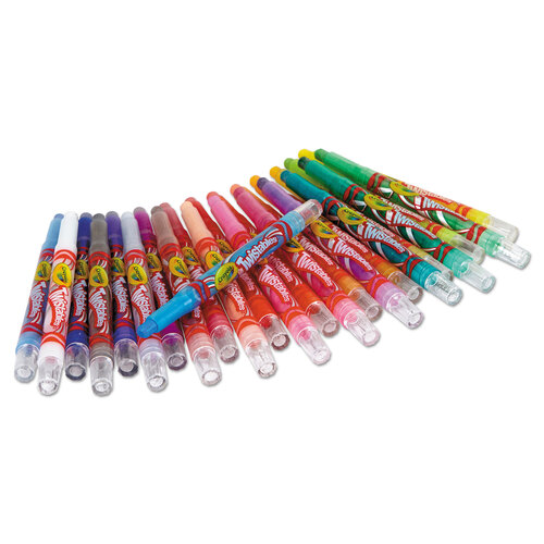 Crayola Mini Twistable Crayons 24 in A Box (Pack of 4) 96 Crayons in Total