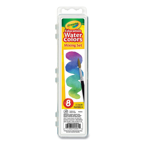 CYO530525 - Crayola Washable Watercolors Set, CYO 530525