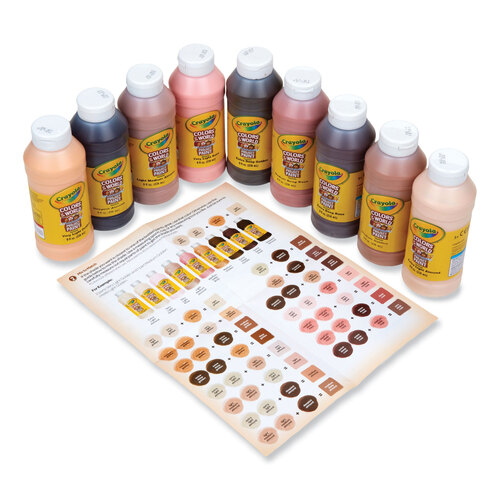 Crayola Colors of The World Washable Paint Set of 9