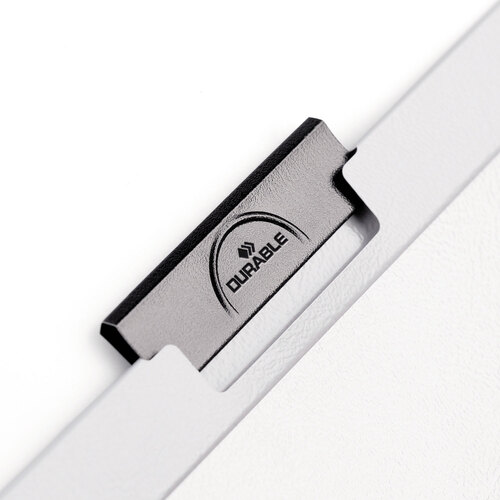 DBL220357 - Durable Office Products - DuraClip Report Cover, Clip Fastener, 8.5 x 11, Clear/Graphite, 25/Box