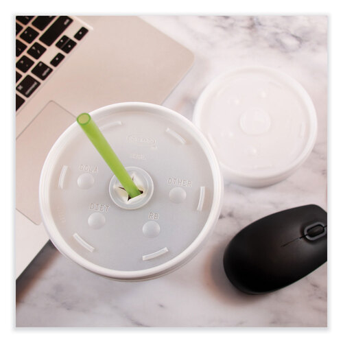 DCC32SL1 - Dart - Lids for Foam Cups and Containers, Fits 32 oz, 44 oz, 60 oz Cups, Translucent, 1,000/Carton