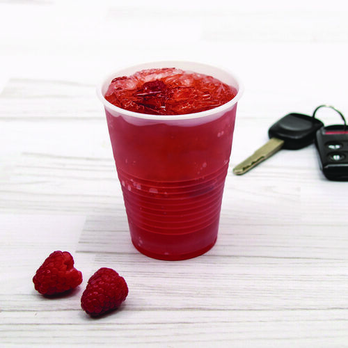 DCCY12SPK - Dart - High-Impact Polystyrene Squat Cold Cups, 12 oz, Translucent, 50/Pack