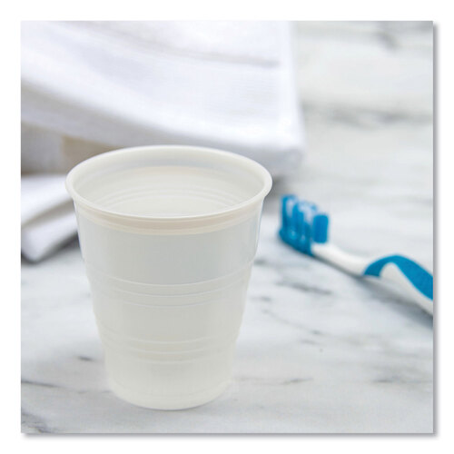 DCCY5PK - Dart - High-Impact Polystyrene Cold Cups, 5 oz, Translucent, 100/Pack