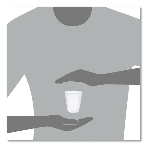 DCCY5PK - Dart - High-Impact Polystyrene Cold Cups, 5 oz, Translucent, 100/Pack