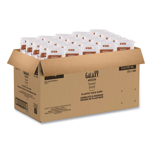 DCCY5PK - Dart - High-Impact Polystyrene Cold Cups, 5 oz, Translucent, 100/Pack