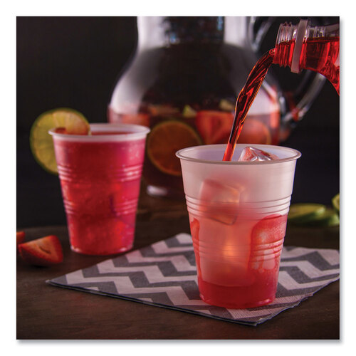 DCCY9CT - Dart - High-Impact Polystyrene Cold Cups, 9 oz, Translucent, 100 Cups/Sleeve, 25 Sleeves/Carton