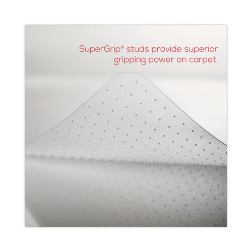 DEFCM14142 - deflecto - SuperMat Frequent Use Chair Mat for Medium Pile Carpet, 36 x 48, Rectangular, Clear