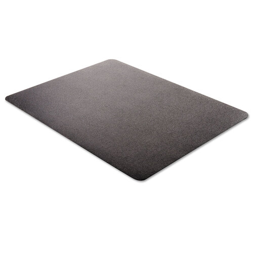 DEFCM21242BLK - deflecto - EconoMat All Day Use Chair Mat for Hard Floors, 45 x 53, Rectangular, Black