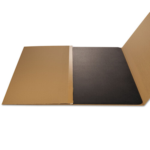 DEFCM21242BLK - deflecto - EconoMat All Day Use Chair Mat for Hard Floors, 45 x 53, Rectangular, Black