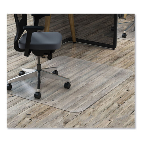 DEFCM21242COM - deflecto - EconoMat All Day Use Chair Mat for Hard Floors, 45 x 53, Clear
