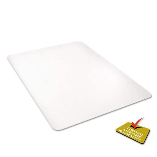 DEFCM21242PC - deflecto - All Day Use Chair Mat - Hard Floors, 45 x 53, Rectangle, Clear