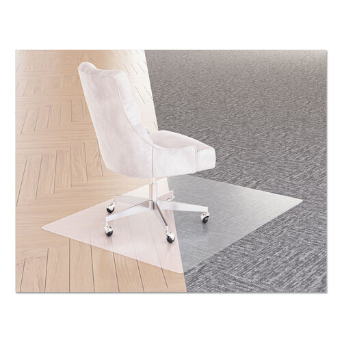 DEFCM23140SPR6C - deflecto - SuperGrip Chair Mat, Rectangular, 48 x 26, Clear, Ships Rolled