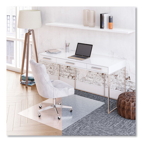 DEFCM23140SPR6C - deflecto - SuperGrip Chair Mat, Rectangular, 48 x 26, Clear, Ships Rolled