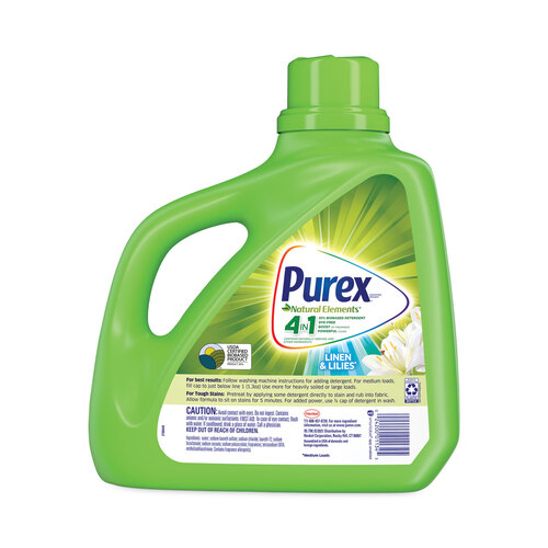DIA01134EA - Dial Professional - Dial Professional Ultra Natural Elements HE Liquid Detergent, Linen and Lilies, 150 oz Bottle