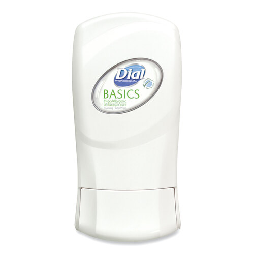 DIA16714 - Dial Professional - Basics Hypoallergenic Foaming Hand Wash Refill for FIT Manual Dispenser, Honeysuckle, 1.2 L, 3/Carton