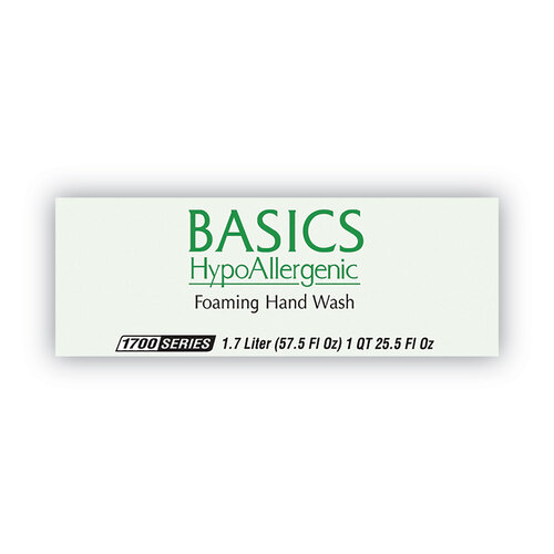 DIA32499 - Dial Professional - Basics Hypoallergenic Foaming Hand Wash Refill for Dial 1700 Dispenser, Honeysuckle, with Vitamin E, 1.7 L, 3/Carton