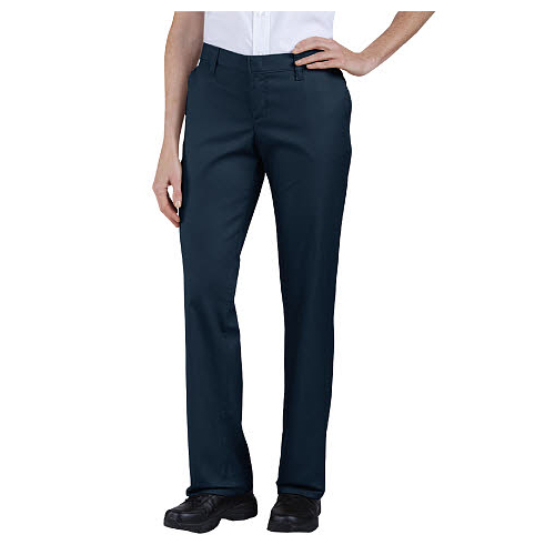 Dickies Women's Premium Relaxed-Fit Flat-Front Pant - Dickies FP221DN 12 UU  EA - Betty Mills
