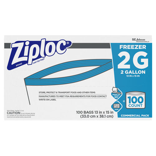 Ziploc Seal Top Bags, Freezer, Gallon