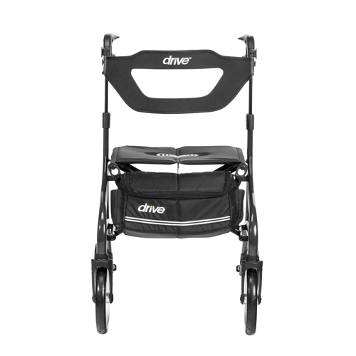 DRV102662BK-T - Drive Medical - Nitro Sprint Rollator Rolling Walker, Tall, Black