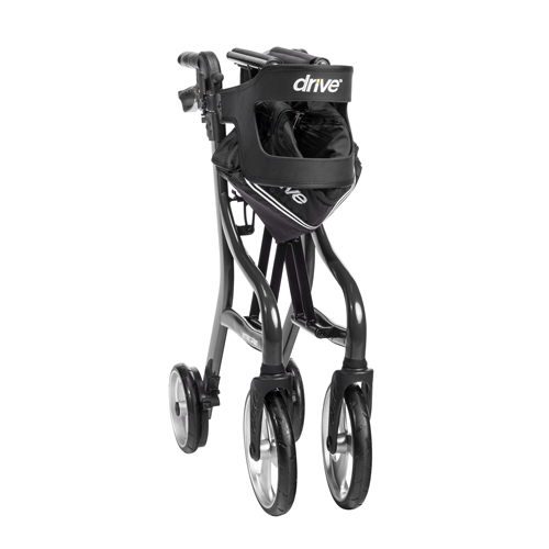DRV102662BK-T - Drive Medical - Nitro Sprint Rollator Rolling Walker, Tall, Black