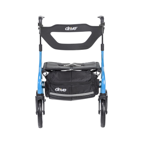 DRV102662BL-H - Drive Medical - Nitro Sprint Rollator Rolling Walker, Hemi Height, Blue
