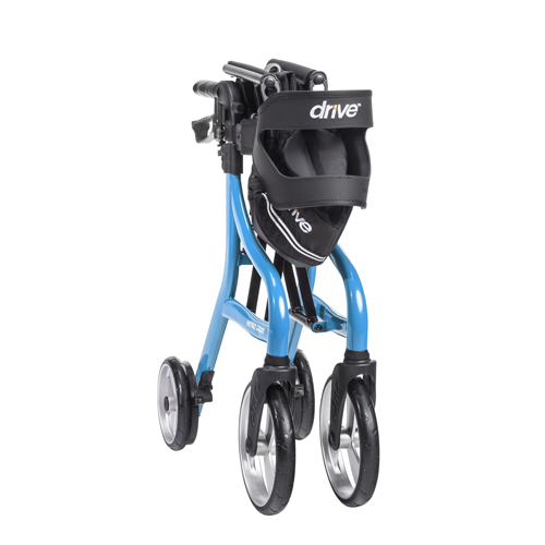 DRV102662BL-H - Drive Medical - Nitro Sprint Rollator Rolling Walker, Hemi Height, Blue