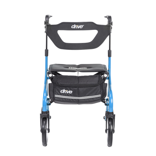 DRV102662BL-T - Drive Medical - Nitro Sprint Rollator Rolling Walker, Tall, Blue