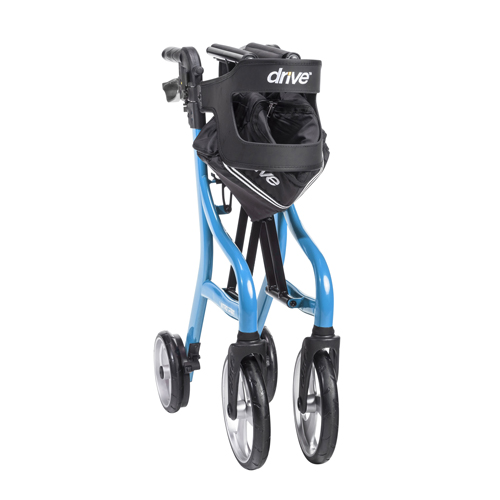 DRV102662BL-T - Drive Medical - Nitro Sprint Rollator Rolling Walker, Tall, Blue
