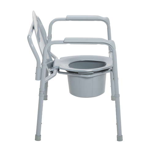 DRV11117N-1 - Drive Medical - Heavy Duty Bariatric Folding Bedside Commode Chair