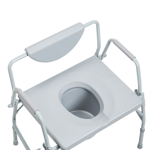 DRV11135-1 - Drive Medical - Bariatric Drop Arm Bedside Commode Chair
