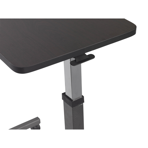 BettyMills: Non Tilt Top Overbed Table, Silver Vein - Drive Medical 13067