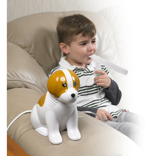 DRV18091-be - Drive Medical - Pediatric Beagle Compressor Nebulizer with Carry Bag, and Disposable and Reusable Neb Kits