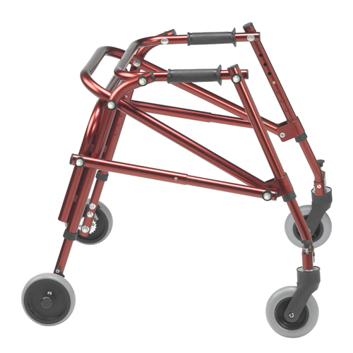 DRVKA2200-2GCR - Drive Medical - Nimbo 2G Lightweight Posterior Walker, Small, Castle Red