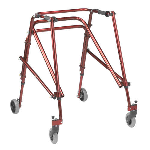 DRVKA4200-2GCR - Drive Medical - Nimbo 2G Lightweight Posterior Walker, Large, Castle Red