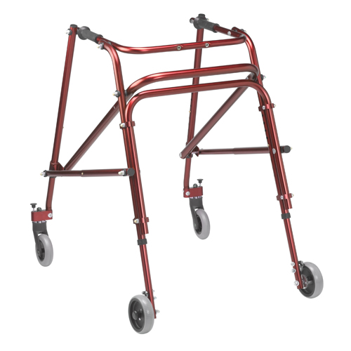 DRVKA4200-2GCR - Drive Medical - Nimbo 2G Lightweight Posterior Walker, Large, Castle Red