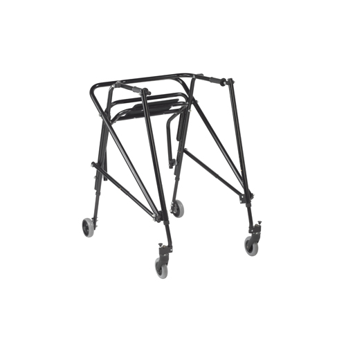 DRVKA5200S-2GEB - Drive Medical - Nimbo 2G Lightweight Posterior Walker with Seat, Extra Large, Emperor Black