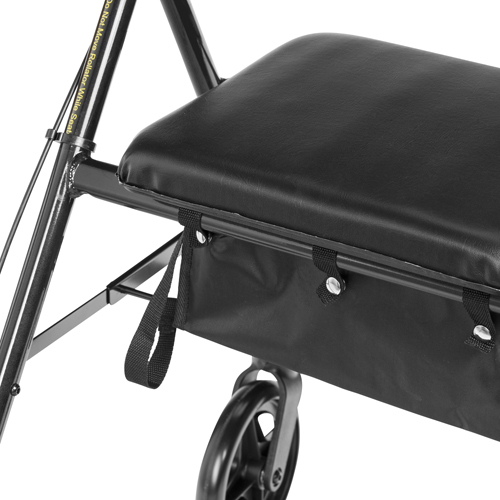 Rollator Rolling Walker with 6 Wheels, Fold Up Removable Back