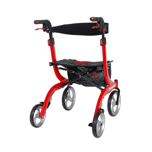 BettyMills: Nitro Euro Style Walker Rollator, Red - Drive Medical ...