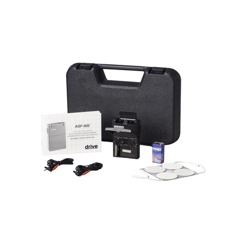 DRVagf-602 - Drive Medical - Portable Dual Channel TENS Unit with Timer and Electrodes