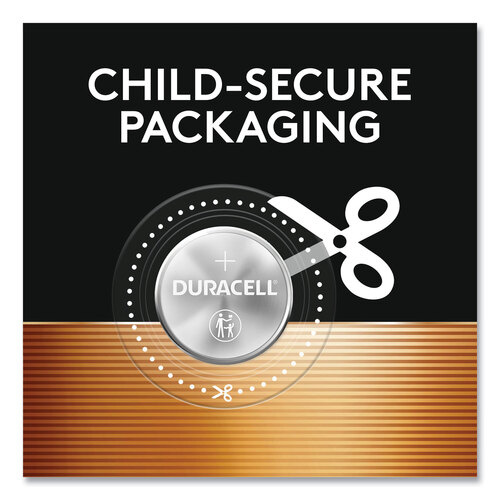 DURDL2032B2PK - Duracell - Lithium Coin Batteries With Bitterant, 2032, 2/Pack