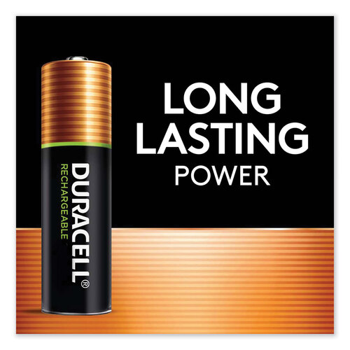 DURNLAAA2BCD - Duracell - Rechargeable StayCharged NiMH Batteries, AAA, 2/Pack