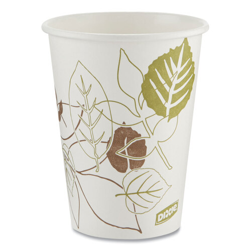 DXE2342PATH - Dixie - Pathways. 12 oz. Paper Hot Cups