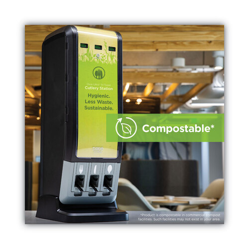 DXEDUSSCF7 - Dixie - SmartStock Tri-Tower Dispensing System Cutlery, Fork, Natural, 40/Pack, 24 Packs/Carton