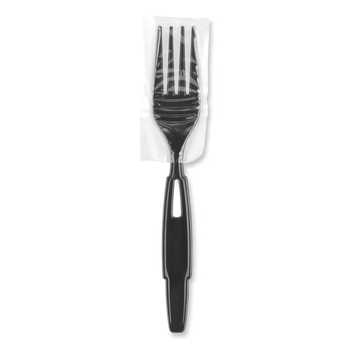 DXESSWPF5 - Dixie - SmartStock Wrapped Heavy-Weight Cutlery Refill, Fork, Black, 960/Carton