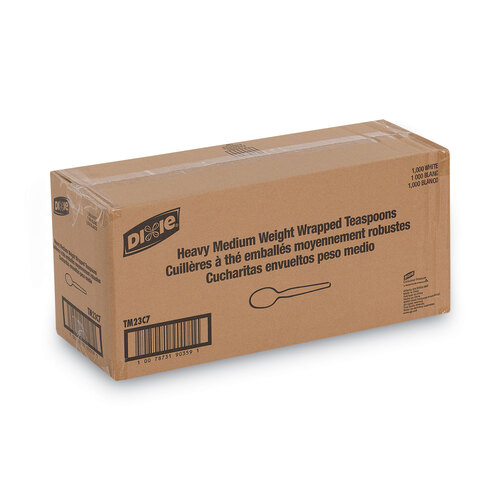 DXETM23C7 - Dixie - Mediumweight Polystyrene Wrapped Cutlery