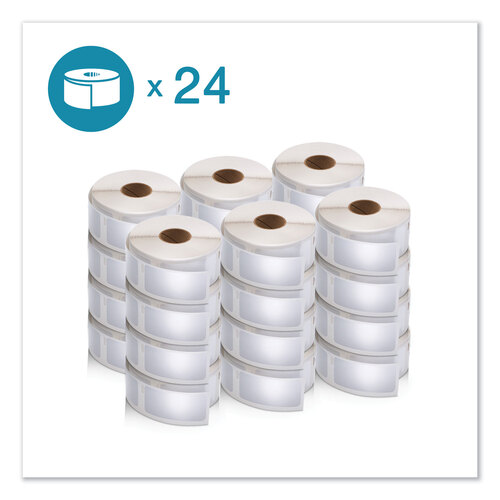 DYM2050830 - Dymo - LW Multipurpose Labels, 1&quot; x 2.13&quot;, White, 500 Labels/Roll, 24 Rolls/Box