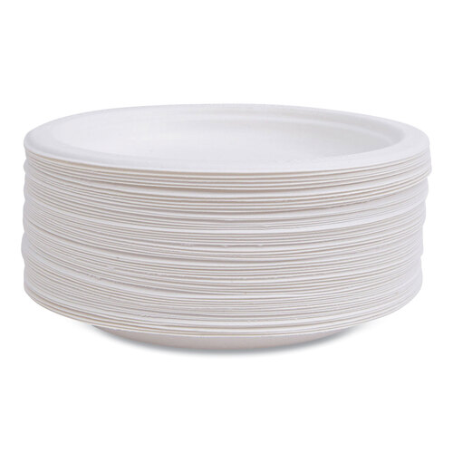 ECOEPP016NFA - Eco-Products - Vanguard Renewable and Compostable Sugarcane Plates, 6&quot; dia, White, 1,000/Carton